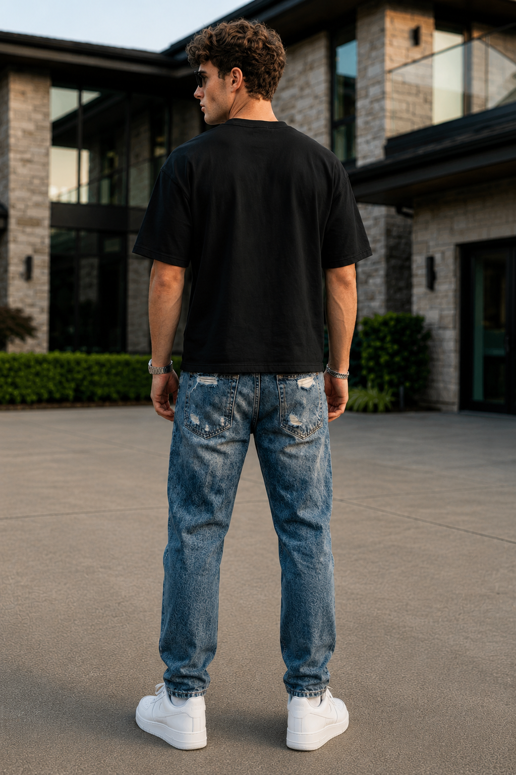 Arbor Vitae | Signature Five-Sleeve Tee – Classic Black